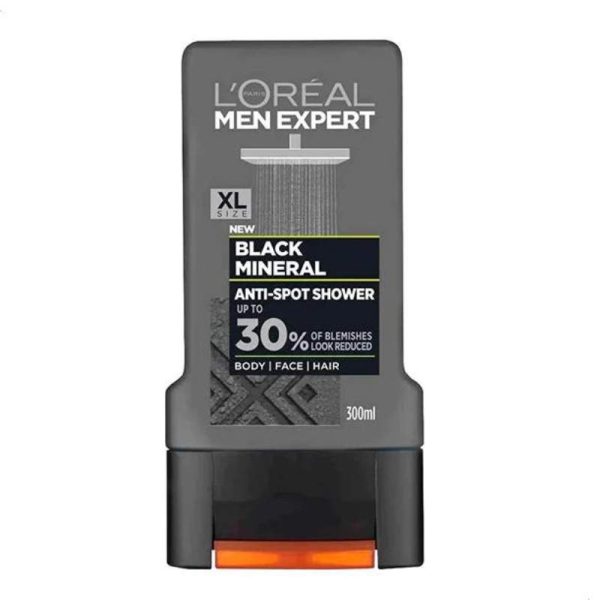 LOREAL Men Expert Black Mineral Shower Gel 300ml