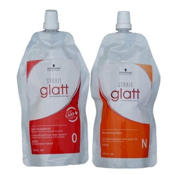 Schwarzkopf Glatt Professional Hair Straightener with Neutralizing Balm - 400ml